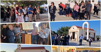 Πλήθος πιστών στον εσπερινό της εορτής του Αγίου Ιωάννη του Ρώσου στην Αντιμάχεια 