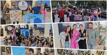 Με χρώματα και δημιουργία τα παιδιά του Σ/γου "Ακροβατης" έστειλαν το δικό τους μήνυμα κατά της βίας
