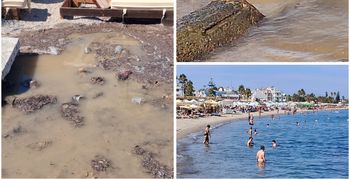 Παράπονα από κατοίκους και επιχ/τίες στην Αβέρωφ - Καταγγέλλουν ότι πέφτουν λύματα στη θάλασσα