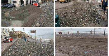 H σημερινή εικόνα του λιμανιού της Κω μετά την κακοκαιρία