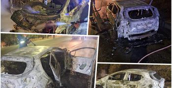 Φωτιά σε αυτοκίνητο στην περιοχή "Πόρτες" - Κάηκε ολοσχερώς (vid)