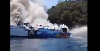 Τουρκία: Φωτιά σε τουριστικό σκάφος με 115 επιβάτες ανοιχτά της Φέτιγιε  