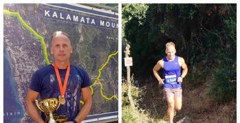 Δεύτερη θέση για τον Γεώργιο Δούβα στο Kalamata Trail Run