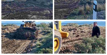 Θ. Νικηταράς: Ξανά προσβάσιμος ο δρόμος στην παραλία του Αγ. Φωκά