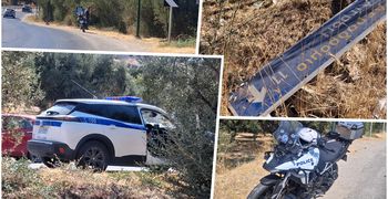 Τροχαίο στο Πυλί: Δίκυκλο εξετράπη της πορείας του και κατέληξε σε χωράφι - Στο νοσ/μείο οι επιβαίνοντες