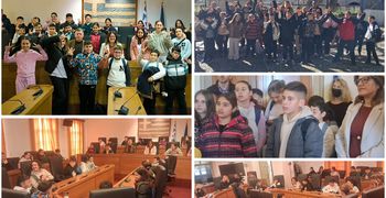 To Δημαρχείο Κω και τον πλάτανο του Ιπποκράτη επισκέφτηκαν οι μαθητές του Δημ. Σχολείου Αντιμάχειας