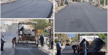 Ολοκληρώνονται σήμερα οι εργασίες ασφαλτόστρωσης στην οδό Μ. Αλεξάνδρου
