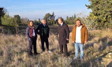 Tο οικόπεδο όπου έχει σχεδιαστεί να ανεγερθεί το νέο νοσοκομείο Κω επισκέφτηκαν οι Γ. Χατζημάρκος και Γ. Παππάς