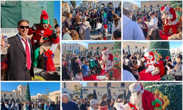 O Άγιος Βασίλης επισκέφτηκε τις γειτονιές της Κω και μοίρασε δώρα