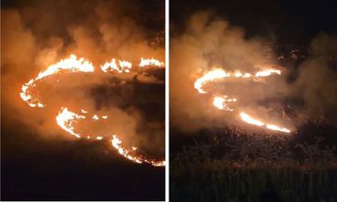 Πολύωρη μάχη με τις φλόγες στην Κάλυμνο: Υπό έλεγχο η μεγάλη πυρκαγιά στην πλαγιά πάνω από Θέρμα
