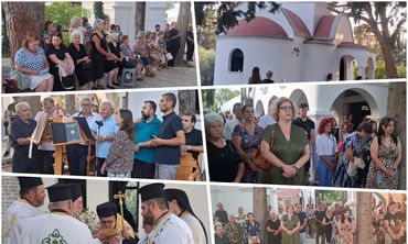Με ευλάβεια ο εσπερινός της εορτής της Οσίας Ειρήνης Χρυσοβαλάντου στην Ιερά Μονή Αγίου Νεκταρίου 