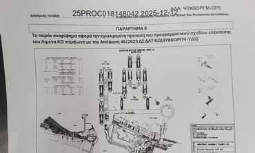 Γ. Κίτσης: Συγχαρητήρια στον κ. Κώστα Χόνδρο Πρόεδρο του ΔΛΤ για τον διαγωνισμό για τα λιμάνια