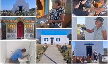 Εντατικές εργασίες στο εξωκκλήσι του Αγίου Δημητρίου στην Κω ενόψει της εορτής του