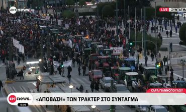 "Απόβαση" των τρακτέρ στο Σύνταγμα για το συλλαλητήριο 
