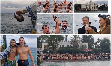 Με λαμπρότητα ο εορτασμός των Θεοφανείων στην Κω - Οι Α. Μερτζάνογλου και Α. Παπαχρήστος έπιασαν τον Σταυρό 