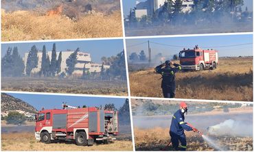 Άμεση επέμβαση σε φωτιά στην Καρδάμαινα κοντά σε ξενοδοχείο 
