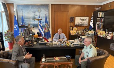 Συνάντηση του Β. Υψηλάντη με τον Υφ. Εθ. Άμυνας για τα τεχνικά έργα των Ενόπλων Δυνάμεων στα Δωδεκάνησα 