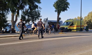 Τροχαίο στο Ψαλίδι - Στο νοσοκομείο δύο παιδιά που επέβαιναν σε ηλεκτρικό σκούτερ