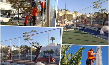 Αλλαγή περίφραξης στην παιδική χαρά Πασσανικολάκη