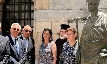 Β. Υψηλάντης: Ιδιαίτερη συγκίνηση και συμβολισμό η σημερινή επαναφορά του αγάλματος του Αγίου Νικολάου στην Πύλη του Αγίου Νικολάου Κω