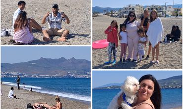 Άρωμα καλοκαιριού την Δευτέρα του Πάσχα στην Κω: Πλήθος κόσμου στις παραλίες για την πρώτη βουτιά