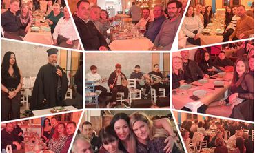 Χορός, κέφι και ευχές στη βραδιά κοπής πίτας του σωματείου χορού "Ακροβάτης"