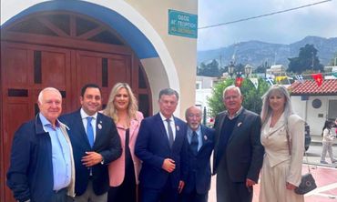 Στο Πυλί για τον εορτασμό του Αγ. Γεωργίου ο πρώην υφυπουργός Βιομηχανίας Καναδά κ. Γιάννης Κάννης