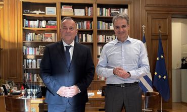 Συνάντηση του κ. Γ. Παππά με τον Πρωθυπουργό στο Μέγαρο Μαξίμου