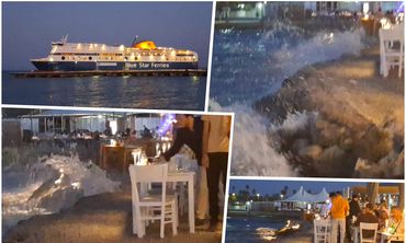 Παράπονα από επαγγελματίες και πελάτες στην Αβέρωφ για τα κύματα από την άφιξη του Blue Star