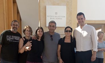 Μια ξεχωριστή ημέρα φιλοξενίας για την πρωταθλήτριά μας Δέσποινα Χόνδρου στο Mitsis Blue Domes Resort & Spa