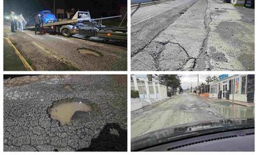 Ν. Γιάννου (Κέφαλος): Αυτοκίνητο έπεσε σε μία από τις τεράστιες λακκούβες – Ευτυχώς αυτή την φορά δεν είχαμε θύματα… Η Κέφαλος αξίζει της ανάλογης προσοχής