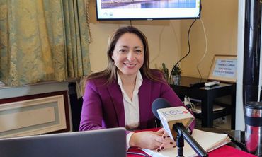 Υποδοχή ευχών από την Έπαρχο Κω-Νισύρου Ντίνα Σβύνου για το νέο έτος την ημέρα των Θεοφανείων