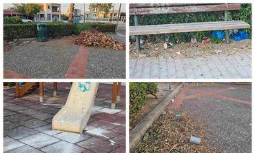 Αναγνώστρια: Εγκαταλελειμμένη γεμάτη από σκουπίδια η παιδική χαρά πίσω από το 1ο Δημ. Σχολείο Κω