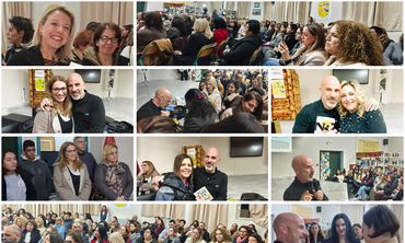 Ασφυκτικά γεμάτη η αίθουσα του ΕΠΑΛ Κω για τον Στέφανο Ξενάκη