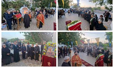 ΠΑΡΟΥΣΙΑ ΠΟΛΛΩΝ ΠΙΣΤΩΝ ΕΟΡΤΑΣΤΗΚΕ  Η ΜΝΗΜΗ ΤΟΥ ΑΓΙΟΥ ΓΕΩΡΓΙΟΥ  ΤΟΥ ΚΕΦΑΛΑ (ΧΑΛΙΚΟΥΡΑ)