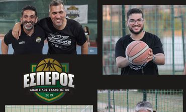Το προπονητικό επιτελείο του Εσπερου Κω