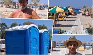 Ικανοποίηση στο Τιγκάκι για την τοποθέτηση των δημόσιων χημικών τουαλετών