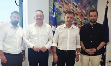 Συνάντηση του Δημάρχου Θ. Νικηταρά με τον Υφ. Παιδείας Κ. Βλάση για τις ανάγκες των σχολικών κτιρίων στην Κω