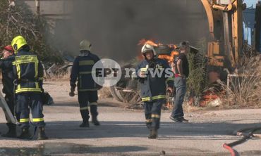 Μεγάλη φωτιά σε εργοστάσιο στον Ασπρόπυργο: 11 εγκαυματίες, οι τρεις διασωληνωμένοι