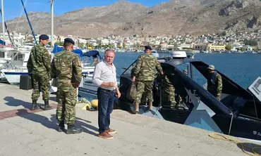 Γιάννης Μαστροκούκος: Αυτοψία στην Ψέριμο για την κατασκευή ελικοδρομίου