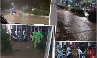 Προβλήματα απο την ισχυρή βροχόπτωση: Πλημμύρισε η Αβέρωφ και ο δρόμος στου "Σκλαβενιτη" - Σε ποτάμια μετατράπηκαν δρόμοι στην Καρδάμαινα 