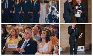 Ύψιστη ιταλική διάκριση στον Β. Υψηλάντη ως «Ιππότης του Τάγματος του Αστέρα»