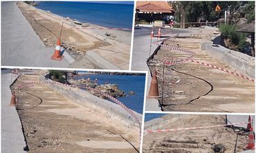 Παραμένουν ανοιχτές οι "πληγές" στο παραλιακό μέτωπο της Καρδάμαινας