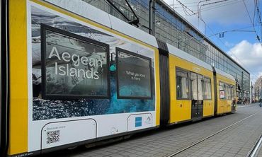 Προβολή στο μετρό και το τραμ του Βερολίνου για τα νησιά της περιφέρειας