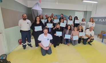 Σεμινάριο παιδιατρικής υποστήριξης της ζωής από την ΕΟΔ Κω σε εκπαιδευτικούς του παιδικού Σταθμού Αβέρωφ