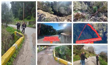 M. Γιωργαλλής: Αυτοψία της Επάρχου σε επικίνδυνο σημείο στο δρόμο προς Ασώματο
