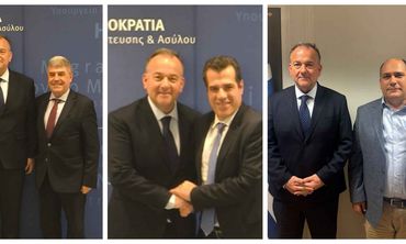 Συναντήσεις του κ. Γιάννη Παππά στο Υπ. Μετανάστευσης για τις δομές και το μεταναστευτικό στα νησιά