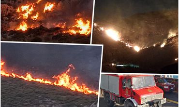 Υπό έλεγχο η μεγάλη πυρκαγιά στην Κάλυμνο μετά από ολονύχτια μάχη με τις φλόγες