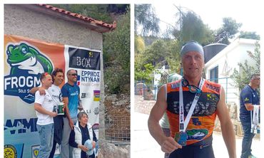 Ο Γιώργος Δούβας κατέκτησε την 2η θέση στο "Frogman swimrun"
