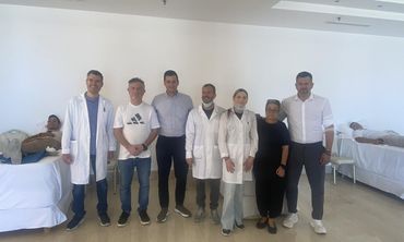 Εθελοντική Αιμοδοσία  στο ξενοδοχείο Blue Domes του Ομίλου Μήτση στην Καρδάμαινα 